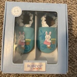 Robeez infant toddler girl Dutch Angel Blue Bunny size 0-6